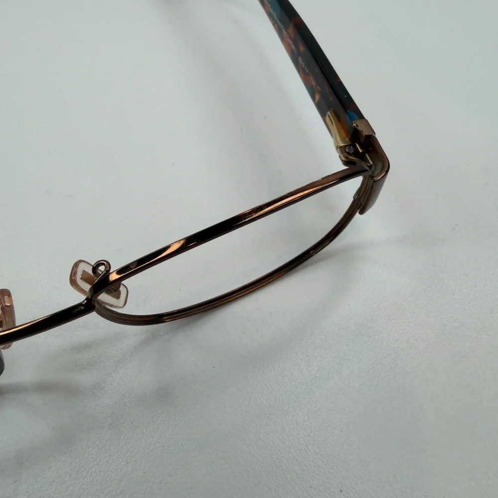 COACH EYEGLASSES HC5075/9244 (DARK BROWN/TEAL CONFETTI) 53•17•135 COACH GLASSES